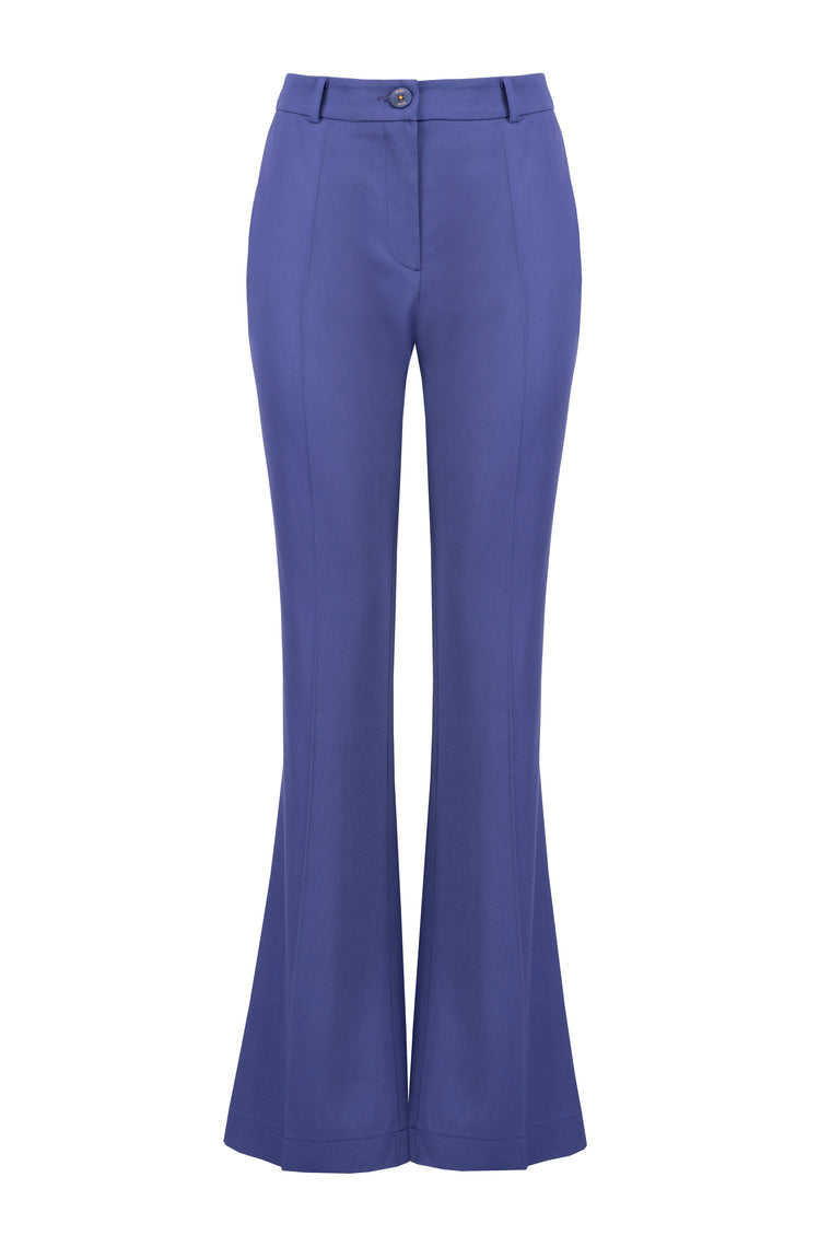 Tailored pants in Persian Indigo